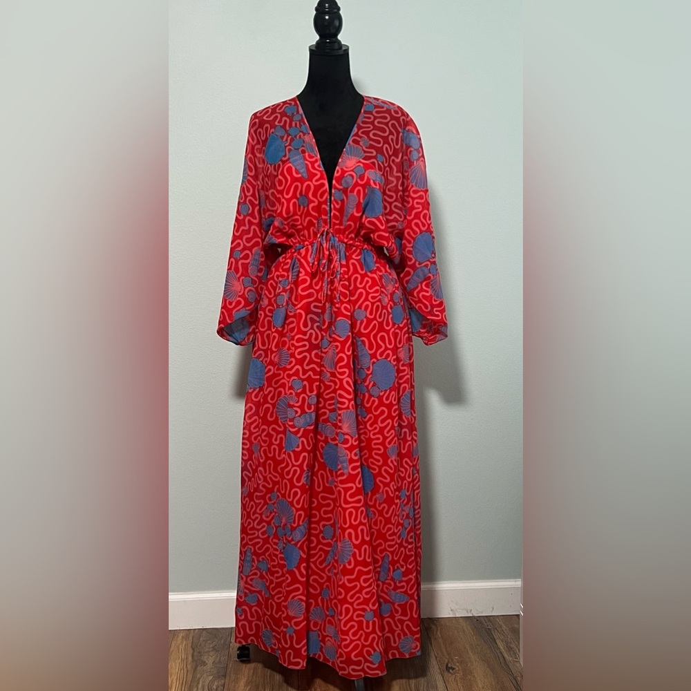 *Vintage* 1970s ZANDRA RHODES *Rare Find* Chiffon Maxi Dress - OS